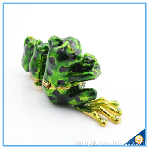 Hot Sale Lovely Frog Trinket Box Fashion Jewelry Box For Family's Gift SCJ808